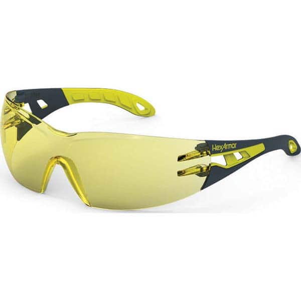 HexArmor - Safety Glasses Type: Safety Lens Color Family: Amber - Exact Tool & Supply
