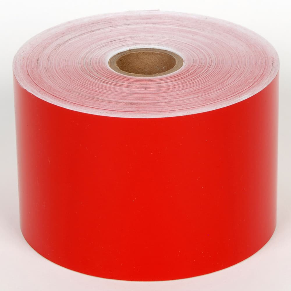 Cobra Systems - Labels, Ribbons & Tapes; Type: Vinyl Tape ; Color: Red ; For Use With: VNM4PRO ; Width (Inch): 3 ; Length (Feet): 150 ; Material: Vinyl - Exact Tool & Supply