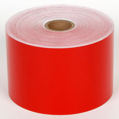 Cobra Systems - Labels, Ribbons & Tapes; Type: Vinyl Tape ; Color: Red ; For Use With: VNM4PRO ; Width (Inch): 3 ; Length (Feet): 150 ; Material: Vinyl - Exact Tool & Supply