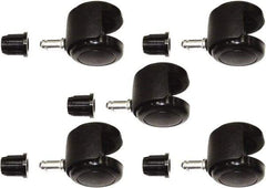 ShopSol - Black Casters - For Chairs - Exact Tool & Supply