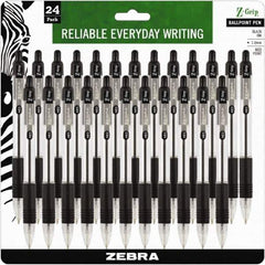Zebra - Conical Ball Point Pen - Black - Exact Tool & Supply