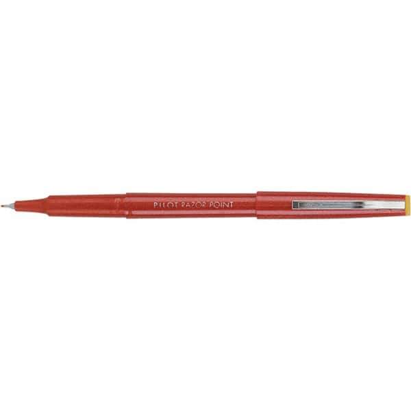 Pilot - Needle Porous Point Pen - Red - Exact Tool & Supply