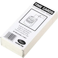 Lathem Time - 1-45/64" High x 3-13/32" Wide Weekly/Bi-Weekly/Twice Monthly Time Cards - Use with Lathem 7000E - Exact Tool & Supply