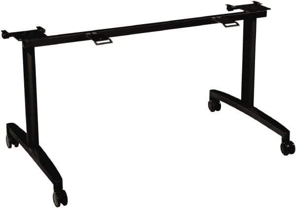 Hon - 23-1/2" Long x 51-5/8" Wide x 28-3/8" High Stationary Table Top - Black, Aluminum/Steel - Exact Tool & Supply