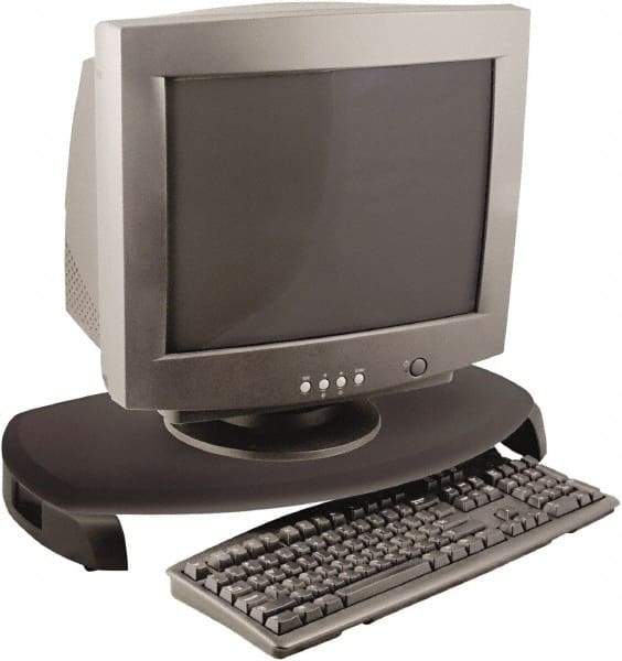 Kantek - Black Desktop Stand - Use with Monitor - Exact Tool & Supply