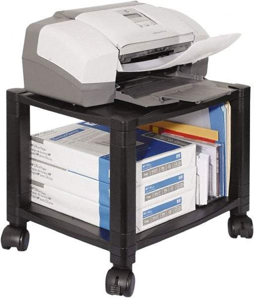 Kantek - Black Printer/Copier Stand - Use with Printer, Paper - Exact Tool & Supply
