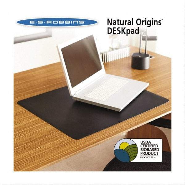 ES Robbins - Black Desk Pad - Use with Desk - Exact Tool & Supply