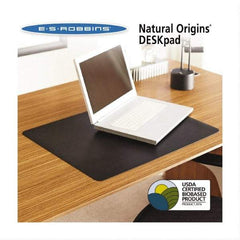 ES Robbins - Black Desk Pad - Use with Desk - Exact Tool & Supply