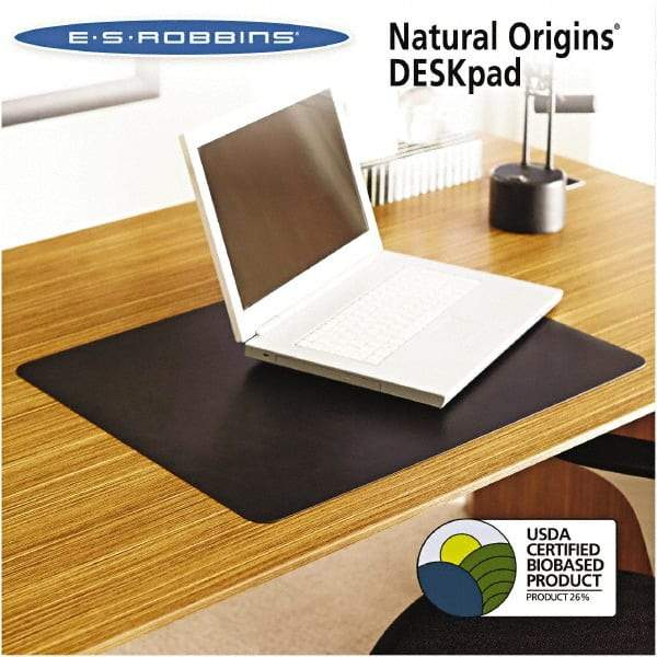ES Robbins - Black Desk Pad - Use with Desk - Exact Tool & Supply