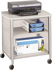 Safco - Gray Case/Stand - Use with Printer, Office Machines - Exact Tool & Supply