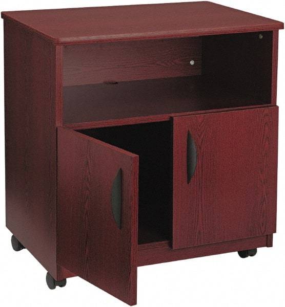 Safco - Mahogany Case/Stand - Use with Fax Machines, Printer, Copiers - Exact Tool & Supply