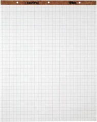 TOPS - Easel Pads, Quadrille Rule, 27 x 34, White, 50 Sheets, 4 Pads/Carton, Easel Pads - Use with Whiteboards, Chalkboards, Walls, Easel St&s - Exact Tool & Supply