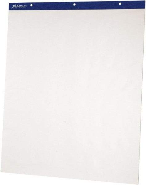 AMPAD - Flip Charts, Unruled, 27 x 34, White, 50 Sheets, 2/Pack, Flip Chart Easel - Use with Whiteboards, Chalkboards, Walls, Easel St&s - Exact Tool & Supply