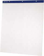 AMPAD - Flip Charts, Unruled, 27 x 34, White, 50 Sheets, 2/Pack, Flip Chart Easel - Use with Whiteboards, Chalkboards, Walls, Easel St&s - Exact Tool & Supply