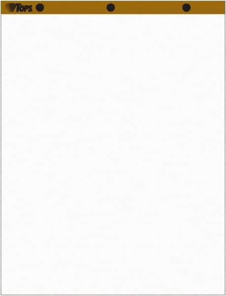 TOPS - Easel Pads, Unruled, 27 x 34, White, 50 Sheets, 2 Pads/Pack, Easel Pads - Use with Whiteboards, Chalkboards, Walls, Easel St&s - Exact Tool & Supply