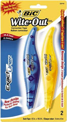 Bic - 1/5" x 236" Correction Tape Non-Refillable - Exact Tool & Supply
