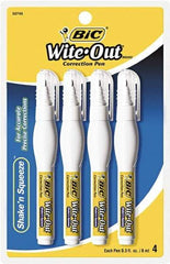Bic - Correction Fluids Pen Applicator - 8 ml - Exact Tool & Supply