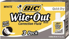 Bic - Correction Fluids Foam Applicator - 20 ml - Exact Tool & Supply