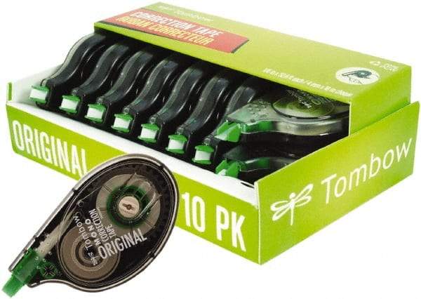 Tombow - 1/6" x 394" Correction Tape Non-Refillable - Exact Tool & Supply