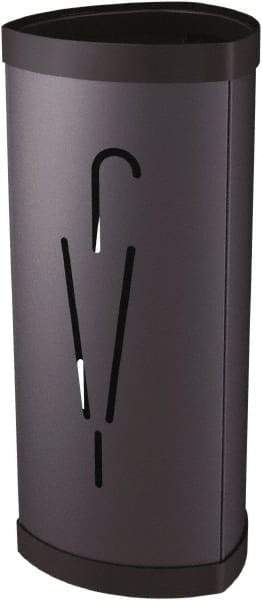 Alba - 3 Hooks, 10-1/4" Long x 10-1/4" Deep, Metal & Plastic Umbrella Stand - 23-21/32" High - Exact Tool & Supply