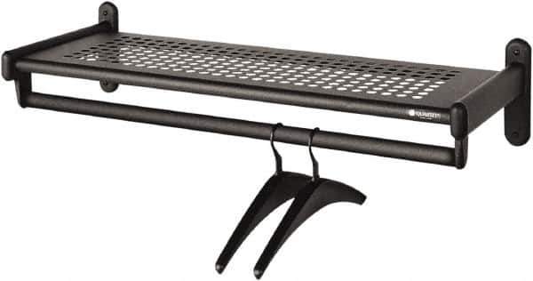 Quartet - 48" Long x 14-1/2" Deep, Steel Single Shelf Wall Rack - 6" High - Exact Tool & Supply