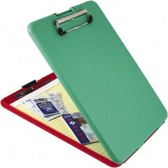 Saunders - 1-1/4" Long x 9-1/2" Wide, Clip Board - Red/Green - Exact Tool & Supply
