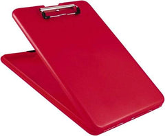 Saunders - 1-1/4" Long x 9-1/2" Wide, Clip Board - Blue - Exact Tool & Supply