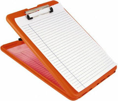 Saunders - 1-1/4" Long x 9-1/2" Wide, Clip Board - High Visibility Orange - Exact Tool & Supply