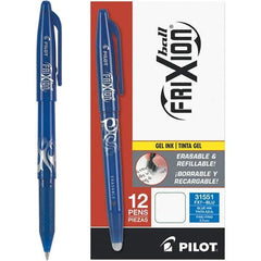 Pilot - Conical Gel Roller Ball Pen - Blue - Exact Tool & Supply