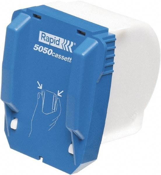 Rapid - 19/64" Leg Length, Galvanized Steel Staples-Cartridge - 50 Sheet Capacity, For Use with 5050e - Exact Tool & Supply