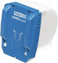 Rapid - 19/64" Leg Length, Galvanized Steel Staples-Cartridge - 50 Sheet Capacity, For Use with 5050e - Exact Tool & Supply