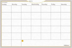 AT-A-GLANCE - 36 Sheet, 36 x 24", Monthly Planning Surface - Gray, White & Orange - Exact Tool & Supply
