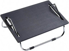Safco - 18-1/2" Wide, 8" High Adjustable Foot Rest - Black - Exact Tool & Supply