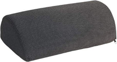 Safco - 17-1/2" Wide, 6-1/4" High Foot Rest - Black - Exact Tool & Supply