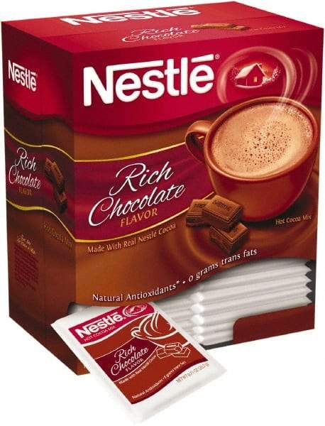 Nestle - Hot Cocoa Mix, Rich Chocolate, 0.71 oz Packets, 50/Box - Exact Tool & Supply