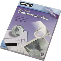Apollo - Transparency Films & Sleeves Audio Visual Conference Accessory Type: Transparency Sleeves For Use With: Laser Copiers; Laser Printers - Exact Tool & Supply