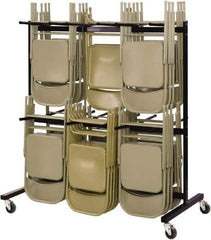 Safco - 84 Chairs Capacity Two-Tier Chair Cart - Use for Folding Chairs - Exact Tool & Supply
