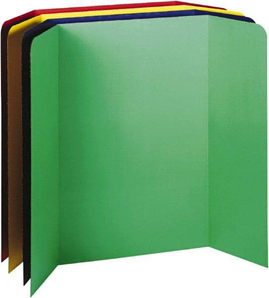 Pacon - Spotlight Corrugated Presentation Display Boards, 48 x 36, Assorted, 4/Carton, Display Board - Use with Science Fairs, Booths & Displays - Exact Tool & Supply