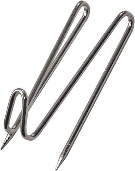 ADVANTUS - 25 Hooks, 1" Long x 1" Deep, Metal Hook Panel - 2-1/2" High - Exact Tool & Supply