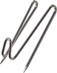 ADVANTUS - 25 Hooks, 1" Long x 1" Deep, Metal Hook Panel - 2-1/2" High - Exact Tool & Supply