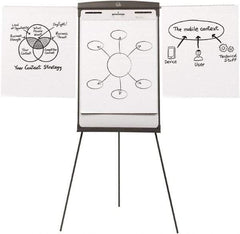 Quartet - Dry Erase Easel - 42 to 72" High - Exact Tool & Supply