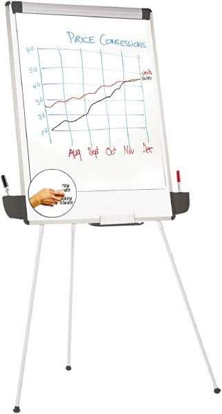 UNIVERSAL - Dry Erase Easel - 41" High - Exact Tool & Supply