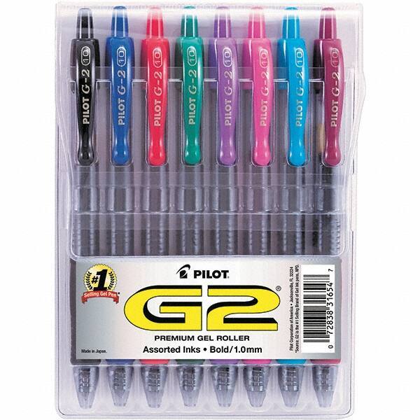Pilot - Conical Roller Ball Pen - Assorted Colors - Exact Tool & Supply