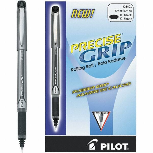 Pilot - Precision Point Roller Ball Pen - Black - Exact Tool & Supply