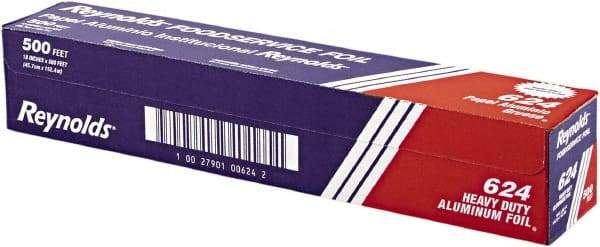 Reynolds - Heavy Duty Aluminum Foil Roll, 18" x 500', Silver - Use with Food Protection - Exact Tool & Supply