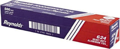 Reynolds - Heavy Duty Aluminum Foil Roll, 18" x 500', Silver - Use with Food Protection - Exact Tool & Supply