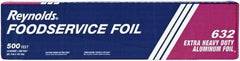 Reynolds - Extra Heavy-Duty Aluminum Foil Roll, 18" x 500', Silver - Use with Food Protection - Exact Tool & Supply
