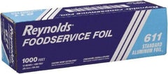 Reynolds - Standard Aluminum Foil Roll, 12" x 1,000', Silver - Use with Food Protection - Exact Tool & Supply