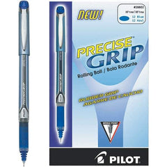 Pilot - Precision Point Roller Ball Pen - Blue - Exact Tool & Supply