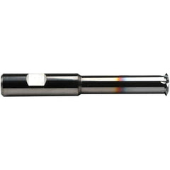 Emuge - 10 Max TPI, Internal Single Profile Thread Mill - 2-1/4" Cut Diam, 3/4" Shank Diam, 5 Flute, 4-1/2" OAL, TiCN Finish - Exact Tool & Supply